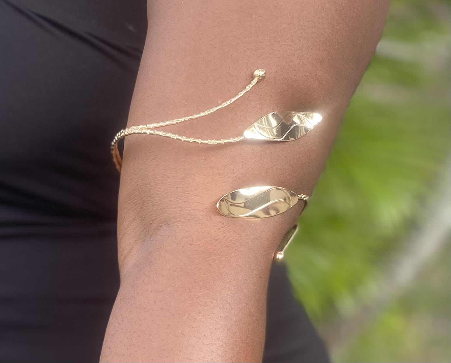 Gold Leaf Upper Arm Cuff